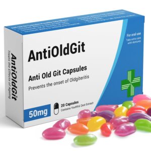 AntiOldGit - Funny Joke Pill Box - Gifts for Men, Secret Santa, Birthday Gifts, Under £10