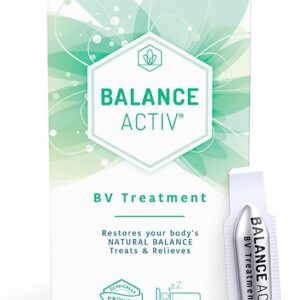 Balance Activ BV Pessaries, Bacterial Vaginosis Treatment for Women, Works Naturally to Rapidly Relieve Symptoms of Unpleasant Odour, Discomfort & Discharge, 1 Pack