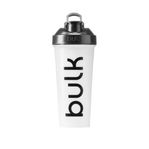 Bulk Iconic Shaker Bottle, 750ml, Clear, Leak-Proof, BPA-Free, Wire Mixing Ball for Lump-Free Shakes, Convenient Carry Handle, Transparent Fill Level, Dishwasher Safe