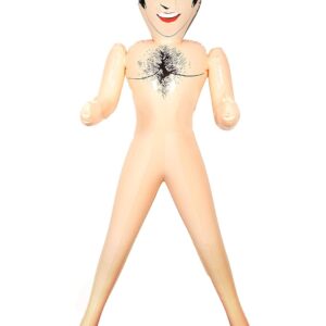 Henbrandt Inflatable Man 150cm Blow Up Male Doll Adults Hen Night Bachelorette Party Decorations Photo Booth Props Fake Boyfriend Party Bag Filler Novelty Secret Santa Joke Gift...