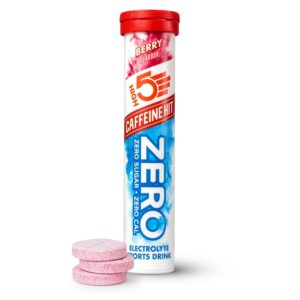 HIGH5 ZERO Caffeine Hit ElectrolyteTablet - Hydration Tablets Enhanced with Vitamin C - 0 Calories & Sugar Free - Boost Hydration, Performance & Wellness - Berry, 20 Tablets...