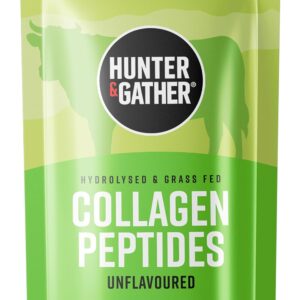 Hunter & Gather Bovine Collagen Powder 400g | Pure Unflavoured Premium Hydrolysed Bovine Collagen Peptides Powder for Hair Skin Nails Muscles | Collagen Supplements for Women...