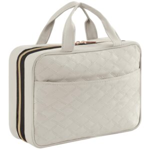 Lifewit Travel Toiletry Bag, Large Hanging Makeup Bag Organizer for Women, Transparent Travel Cosmetic Bag with Hanging Hook for Full Size Bottles, Vacation Essentials,...