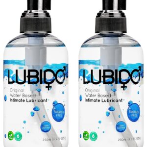 Lubido Original Water Based Paraben Free Intimate Gel Lube – 250ml (Pack of 2)