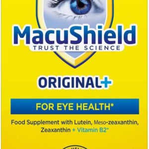 MacuShield Original Plus Capsules - 90-Day Pack, Eye Health Supplement* with Lutein Zeaxanthin and Meso-Zeaxanthin + Vitamin B2 (Riboflavin) which Helps Support Normal Vision,...