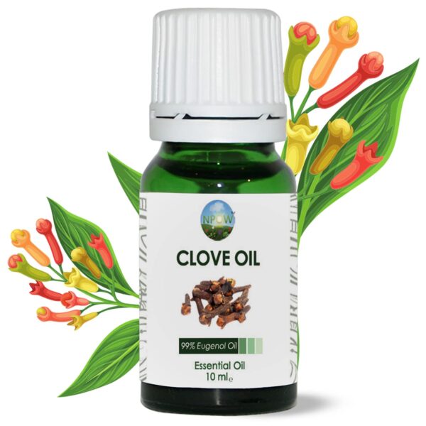 NPOW Clove Oil for Toothache Pain Relief for Adult – Oil of Cloves for Toothache Natural Dental Solution, Clove Essential Oils, Cloves Extract for Oral Care, Tooth Pain Relief...