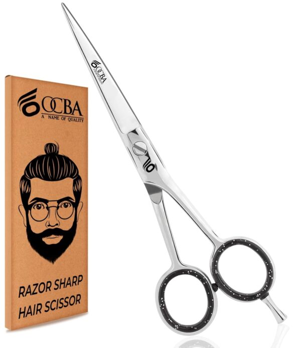 Professional 6" Hairdressing Scissor Sharp Hair Cutting Scissors for Barbers Hairdressers & Stylists Beard & Haircut Scissors for Men & Women (Classic Scissor)