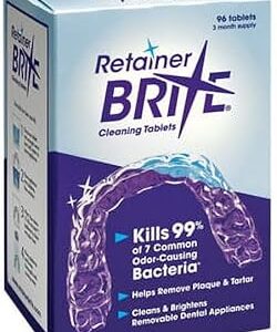 Retainer Brite Cleaning Tablets - 96 Tablets (New formulation)