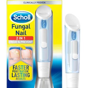 Scholl Fungal Nail Treatment, 3.8 ml - Fungal Nail Infection Treatment and Prevention Kit, Includes 3.8ml Liquid and 5 Disposable Nail Files , Pack of 1