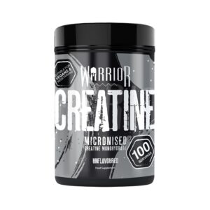 Warrior Creatine Monohydrate Powder – Micronised for Easy Mixing and Consumption – 100 Percent Pure Creatine – Proven to Improve Physical Performance and Recovery, 5 g Servings...