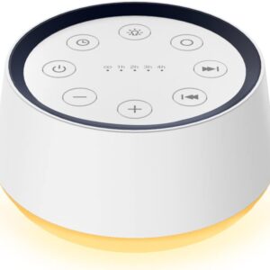 White Noise Machine Brown Noise Machine with 30 Soothing Sounds 12 Colors Night Light Sound Machine for Adults Baby Kids Sleep Machines Memory Function 36 Volume Levels 5 Timers...