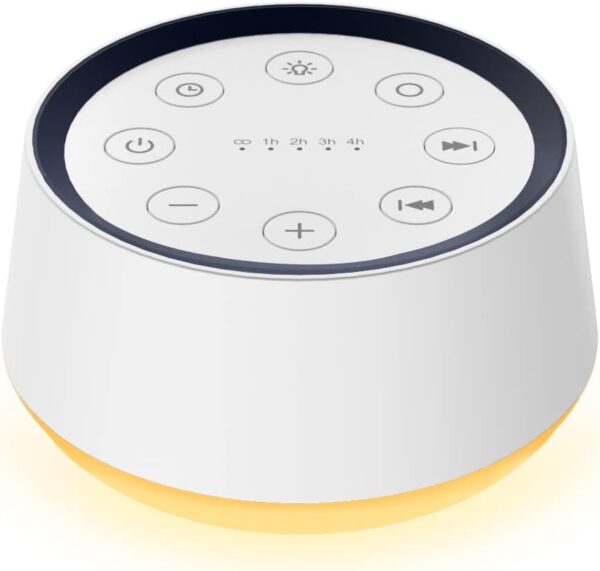 White Noise Machine Brown Noise Machine with 30 Soothing Sounds 12 Colors Night Light Sound Machine for Adults Baby Kids Sleep Machines Memory Function 36 Volume Levels 5 Timers...