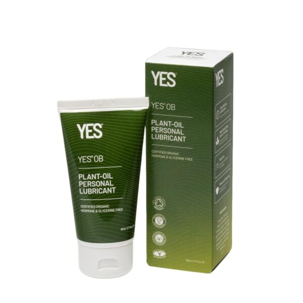YES OB organic plant-oil natural personal lubricant, 80ml