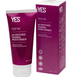 YES® VM Vaginal Moisturiser | Water-Based | Long-Lasting & Fast Acting for Vaginal Dryness | Certified Organic | Natural Gel Moisturiser | pH Matched (100ml)