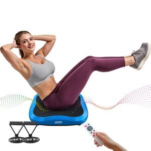 AXV Vibration Plate Exercise Machine Whole Body Workout Vibrate Fitness Platform Lymphatic Drainage Machine for Weight Loss Shaping Toning Wellness Home Gyms Workout
