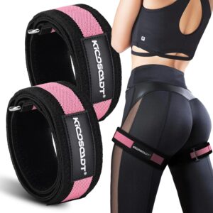 Booty Bands for Women Glutes & Hip Building,BFR Bundle Booty Bands,Blood Flow Restriction Bands,Glute Bands-Best Fabric Resistance Bands for Exercising Your Butt, Squat, Thigh,...