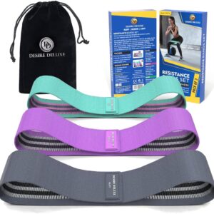 Desire Deluxe Resistance Band Exercise Workout Equipment Bands Set for Working Out Physical Therapy - Men & Women Elastic Stretch Booty Gym Equipment Accessories - Home,...