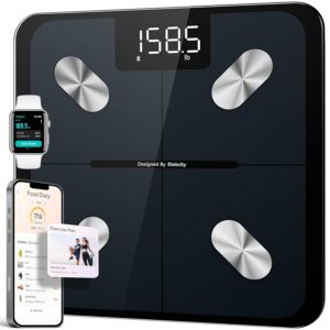 Etekcity Smart Scale for Body Weight FSA HSA Store Eligible, Bathroom Digital Weighing Scale with BMI, Body Fat, Muscle Mass, Accurate Bluetooth Home User Health Equipment Sync...