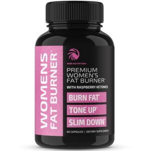 Fat Burners For Women | Weight Loss Pills for Women Belly Fat | Raspberry Ketones | Appetite Suppressant, Metabolism Booster & Bloating Relief | Diet Pills, Weight Loss...