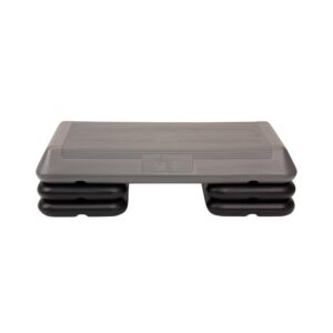 Freestyle STEP Exercise Step Platform, Circuit Size Stepper for Exercise at Home with 2 Risers