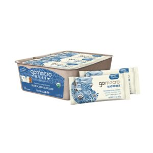 Gomacro, Nutrition Bar Oatmeal Chocolate Chip Organic 12 Count, 2.3 Ounce