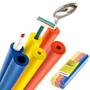 Impresa [6 Pack] Foam Grip Tubing/Foam Tubing - 3 Sizes - Ideal Grip Aid for Utensils, Tools and More - No BPA/Phthalate/Latex