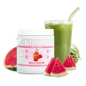 Kiala Nutrition Super Greens, Organic Greens Powder with Spirulina & Chlorella for Digestion, Gut Health, Immunity & Energy, Gluten Free, Vegan, Daily Support for Women,...