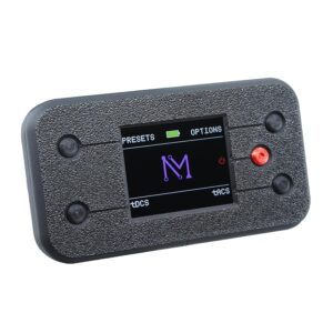NeuroMyst Pro tDCS Device Kit - Dual DC + AC Modes, Broad Dose (4 mA), Rechargeable, Bonus Case