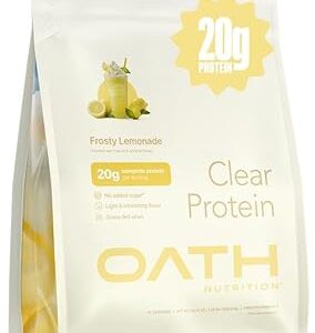 Oath Nutrition - Clear Whey Protein - 21 Servings - Frosty Lemonade