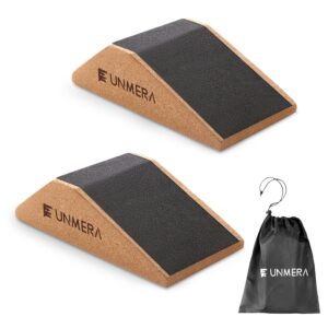 Squat Wedge Block 2PCS Non Slip Professional Ramp, Platform for Heel Elevated Squats and Calf Raises