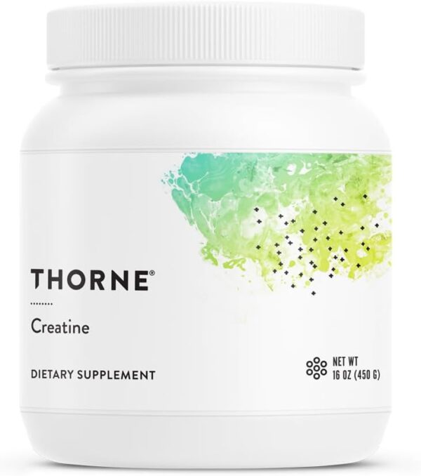 THORNE - Creatine - Creatine Monohydrate, Amino Acid Powder - Support Muscles, Cellular Energy and Cognitive Function* - Gluten-Free, Keto - NSF Certified for Sport - 16 Oz - 90...