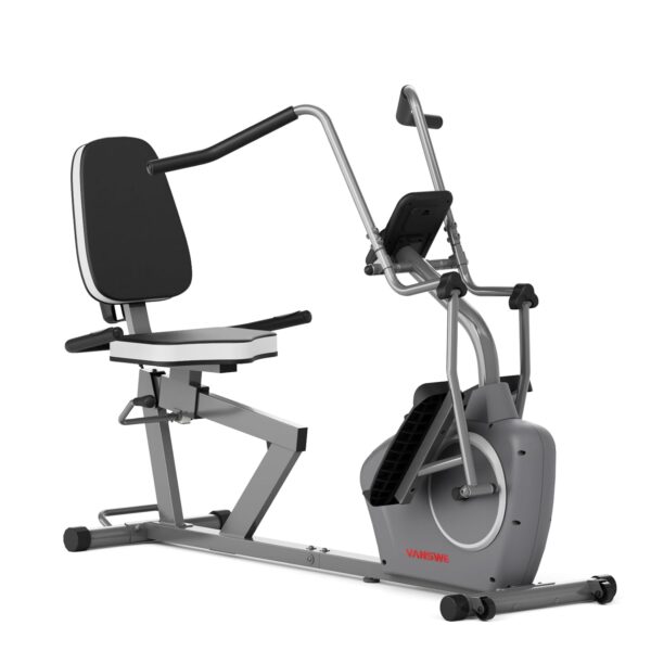 VANSWE Recumbent Exercise Bike for Adults Seniors - Recumbent Bikes for Home with Magnetic Resistance, Bluetooth and App Connectivity, Pulse Sensor
