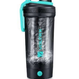 VOLTRX Shaker Bottle, Gallium USB C Rechargeable Electric Protein Mixer, Shaker Cups for Protein and Meal Replacement Shakes, BPA Free, Made with Tritan, 24oz
