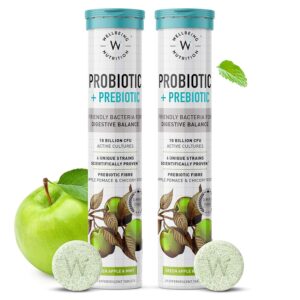 WELLBEING NUTRITION Daily Probiotic + Prebiotic| Plant Based |18 Billion CFU, 6 Strains for Men & Women with Organic Prebiotic Fiber for Digestion, Gut Health, Metabolism | 42...