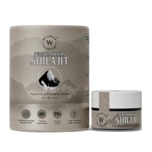 WELLBEING NUTRITION Pure & Natural Himalayan Shilajit Original Resin 20g for Strength, Stamina & Performance | Shilajit Resin for Men & Women with 75% Fulvic Acid & 85 Trace...