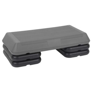 ZENY Exercise Aerobic Stepper Platform 28.5'' Adjustable Aerobic Step with 4 Risers, Fitness and Workout Stepper for Home Gym
