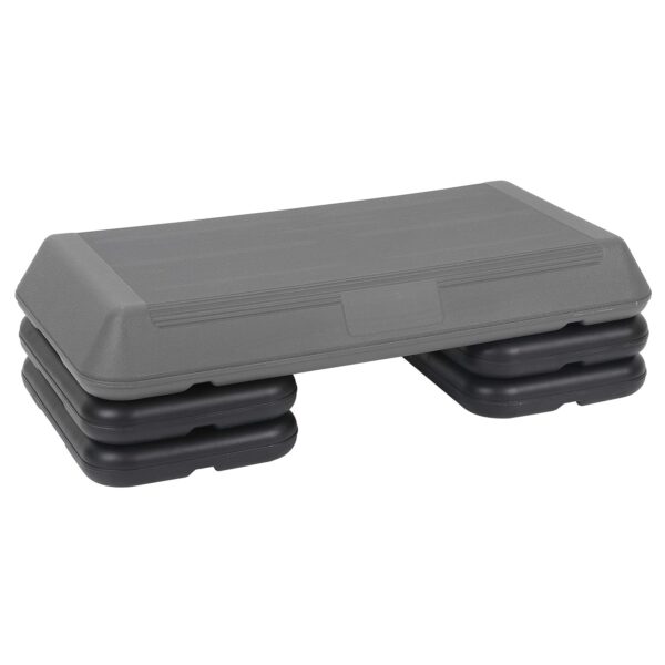 ZENY Exercise Aerobic Stepper Platform 28.5'' Adjustable Aerobic Step with 4 Risers, Fitness and Workout Stepper for Home Gym