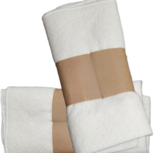 2 Pcs Organic Cotton Flannel for Castor Oil Pack Wrap, Reusable Castor Oil Compress for Liver Detox, Castor Oil Pads for Abdomen, Joints & Other Areas