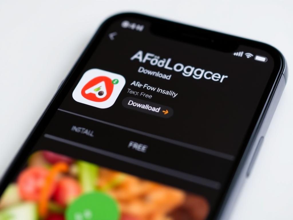 AIFoodLogger app download screen