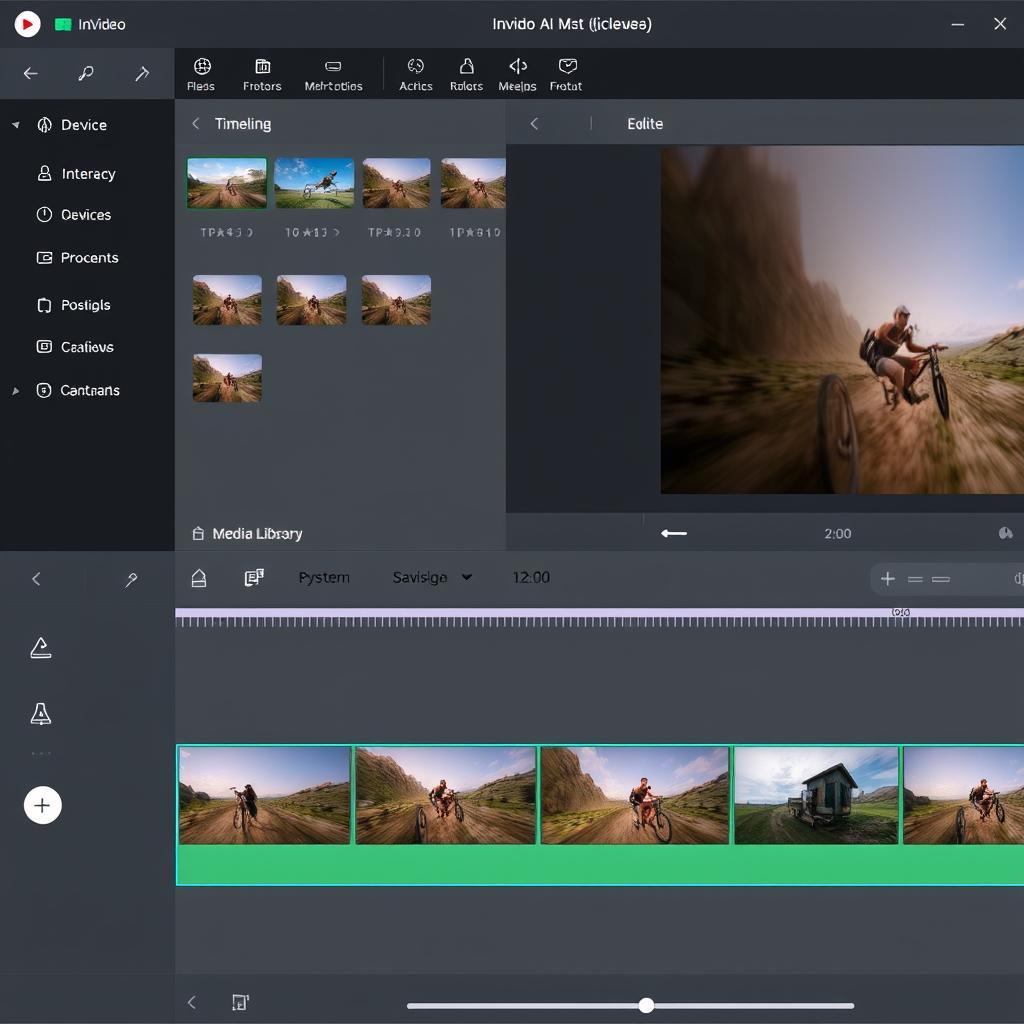 Intuitive editor in InVideo AI video generator Intuitive editor in InVideo AI video generator