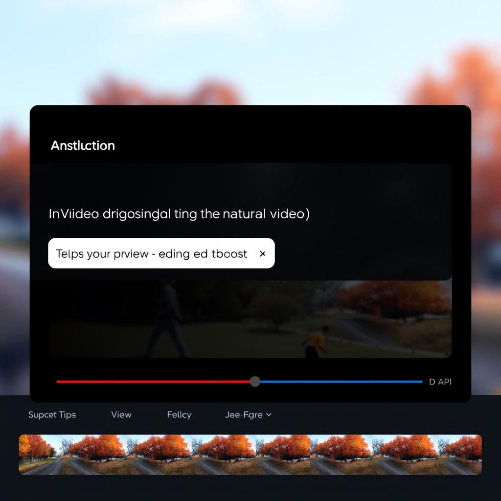 Text-based editing interface in InVideo AI video generator Text-based editing interface in InVideo AI video generator