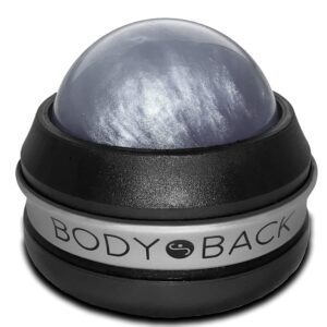Body Back Manual Massage Roller Ball | Deep Tissue Roller & Lacrosse Ball - Hand Held Massager for Sore Muscles & Joint Pain | 360 Degree Mobility Therapy Ball | Ideal for...