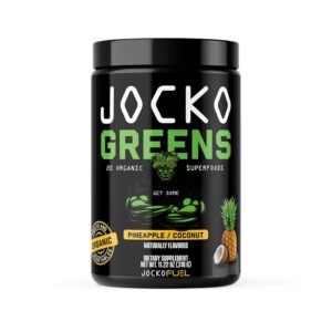 Jocko Fuel Daily Greens Powder - Premium Organic Greens Superfood Powder for Gut Health, Digestion, Bloating, Immune Support with Spirulina, Chlorella, Digestive Enzymes, &...