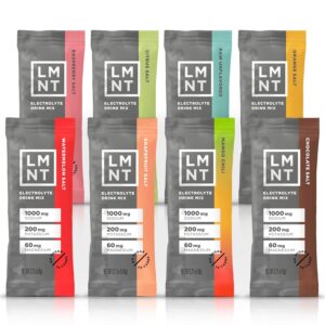 LMNT Zero Sugar Electrolytes - Sample Pack | Drink Mix | 8-Count