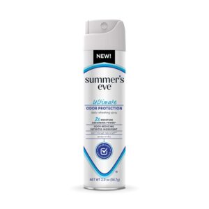 Summer's Eve, Ultimate Odor Control, Feminine Spray for Odor Protection, Talc-Free, Absorbs Moisture, 2 oz