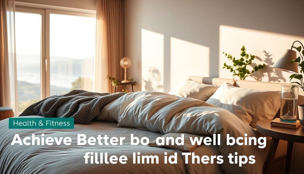 tips for better sleep and improved well-being