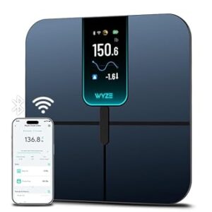 Ultra, Smart Scale with 4.3" Color Display, FSA HSA Eligible, Digital Bathroom Scale for Body Weight BMI Muscle Mass Composition, Wi-Fi & Bluetooth Body Fat Scale with Heart...