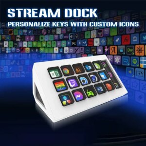 Visual Stream Deck Keyboard Lcd Button 15 Keys Live Content Creation Controller Custom Button For Windows/macos/android/ios Gift - AliExpress 44